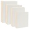 Da Vinci Pro Ultra Smooth Wood Canvas Gesso Board - 2" Deep, Bundle of 4 Medium Rectangle White Acrylic Polymer Gesso Panels for Painting Fine Portraits, Ultra Fine Detail Illustrations and Artwork